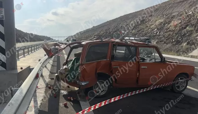 Ավտովթար՝ Արագածոտնի մարզում․ Երևան-Գյումրի ավտոճանապարհին բախվել են «Mercedes Vito»-ն և «ՎԱԶ 2106»-ը․ կա վիրավոր