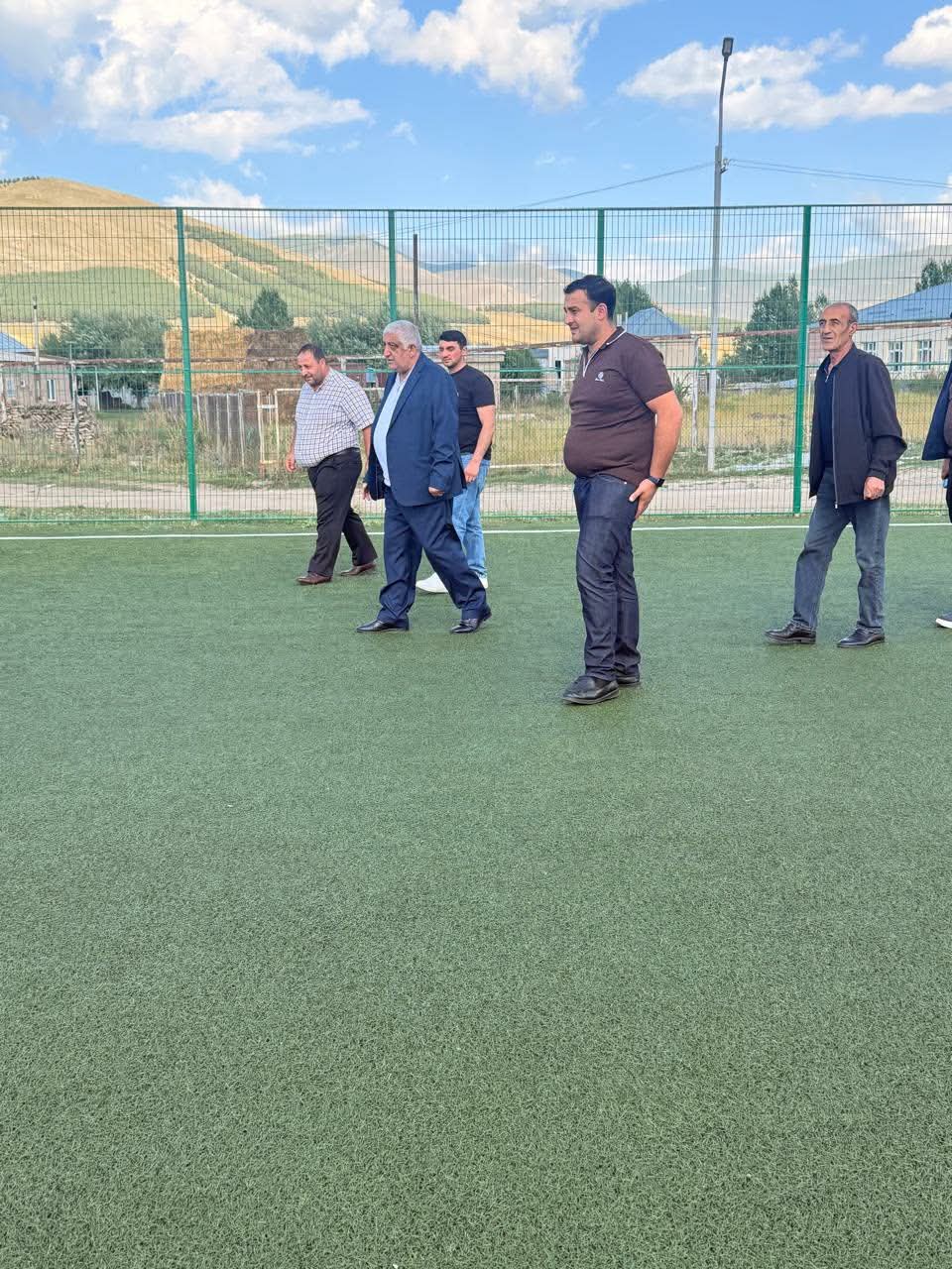 Ալագյազի մինի ֆուտբոլի դաշտը բարեկարգվել և լուսավորվել է. Ալագյազի համայնքապետարան