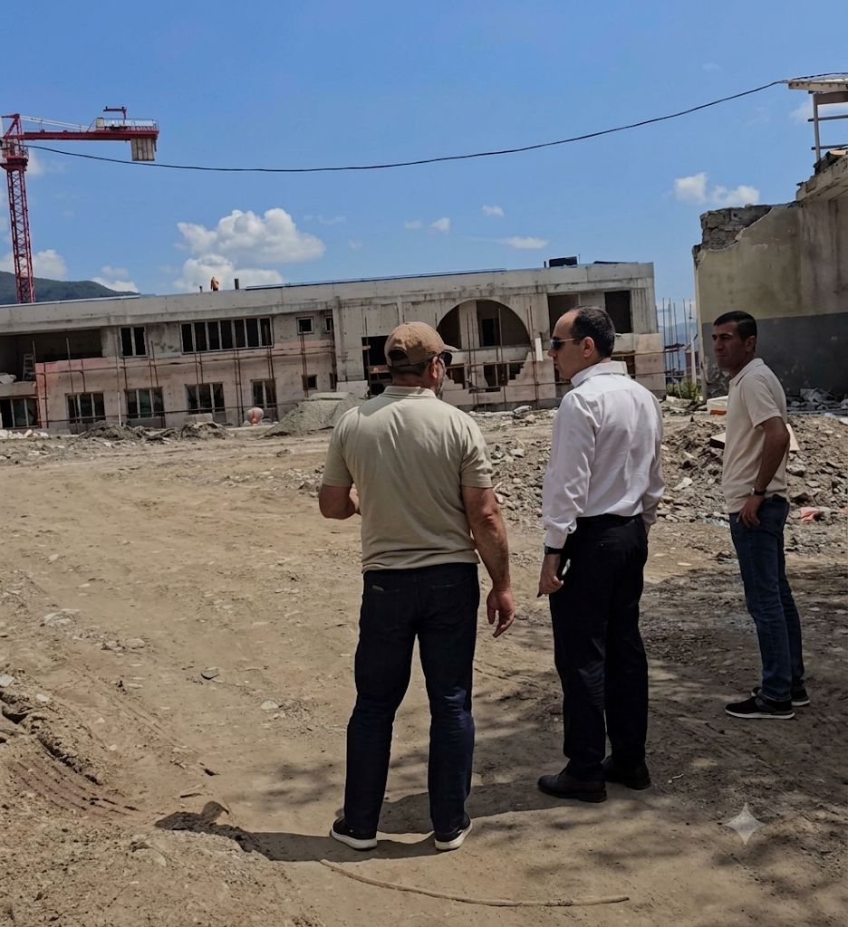 Ապարանում կառուցվող նոր դպրոցը շուտով կընդունի 432 աշակերտի. Ապարանի համայնքապետարան