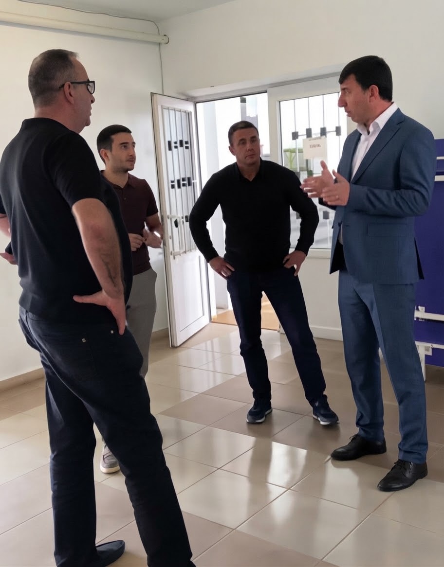Թալինի համայնքապետը ծանոթացել է համայնքային մարզական կենտրոնի պայմաններին. Թալինի համայնքապետարան