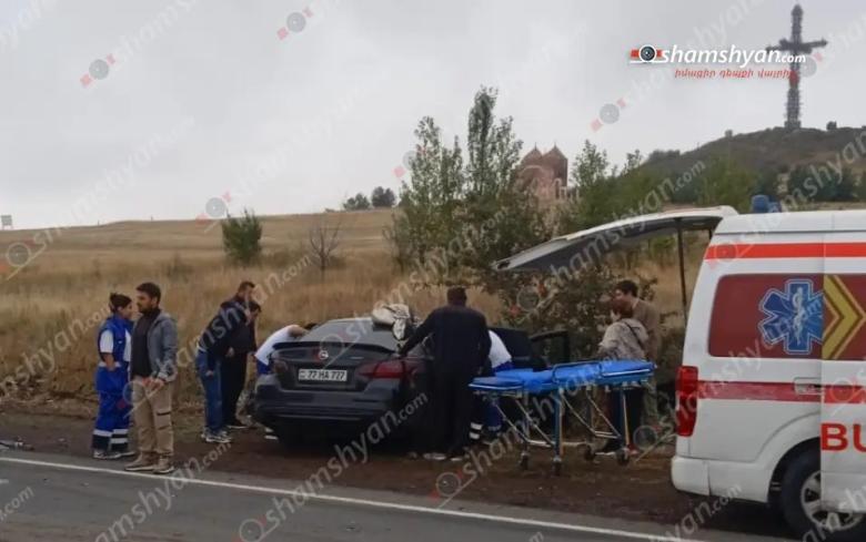 «Տառերի պուրակ»-ի հարևանութամբ բախվել են «Lexus»-ը ու «Nissan Altima»-ն․ կան վիրավորներ