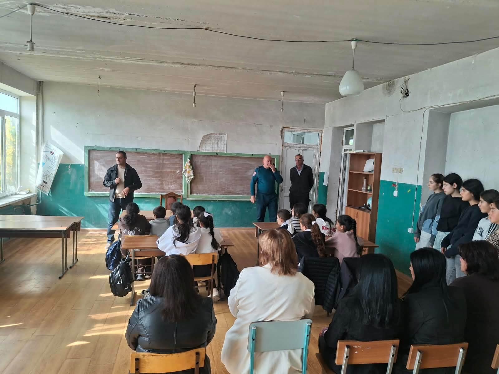 Քաղաքացիական պաշտպանության գործնական պարապմունքներ՝ Վերին Բազմաբերդում. Թալինի համայնքապետարան