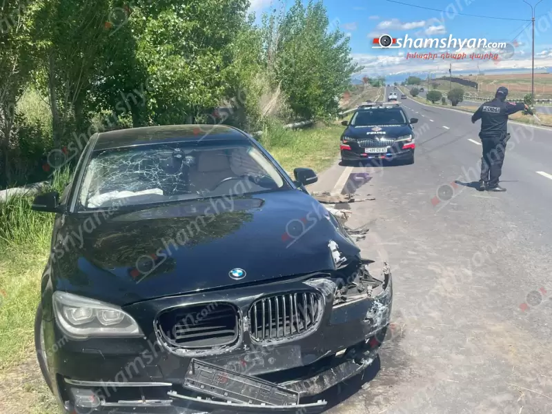 Ավտովթար՝ Արմավիրի մարզում․ 21-ամյա վարորդը «BMW»-ով  Երևան–Արմավիր ավտոճանապարհի Ակնալիճ բնակավայրում տապալել է տեղադրված արագաչափը