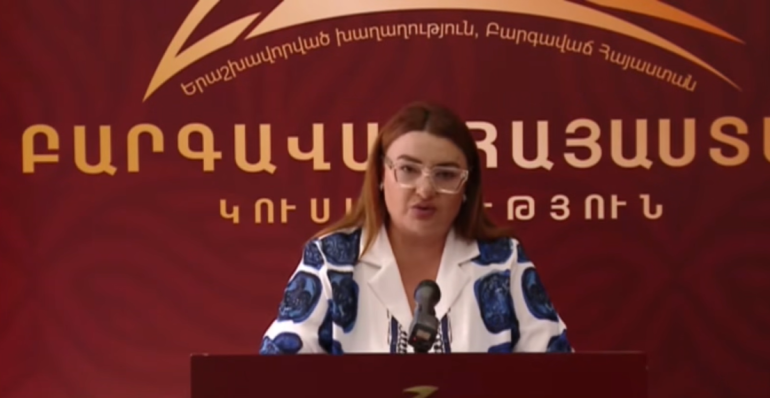 Վաղ առավոտից տոտալ հարձակում է ԲՀԿ տարածքային կառույցների, վստահված անձանց, շտաբերի, ենթաշտաբերի պատասխանատուների նկատմամբ. Իվետա Տոնոյան