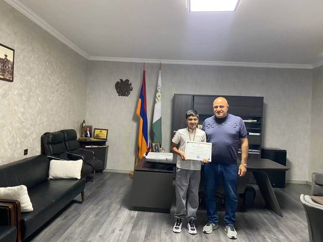 Հաղթանակ միջազգային բեմում․ Մերձավանի բնակիչ Համլետ Սողոյանն արժանացել է համայնքի ղեկավարի շնորհակալագրին