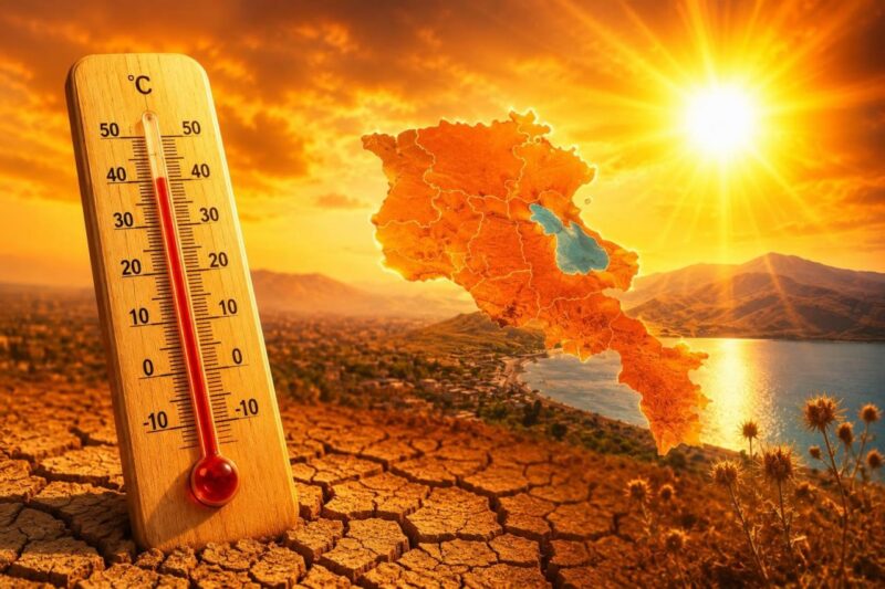 Ժամը 15:00-ի դրությամբ եղանակի ռեկորդային ցուցանիշները գերազանցվել են