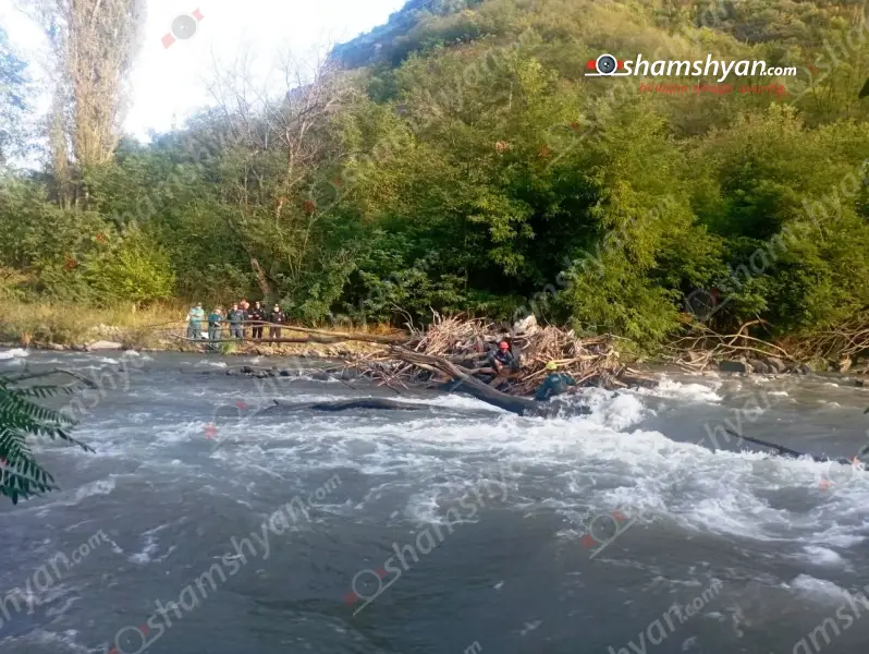 Ողբերգական դեպք՝ Լոռու մարզում․ Ալավերդիում հրշեջ-փրկարարները մեծ դժվարությամբ Դեբեդ գետից դուրս են բերել կնոջ մարմին