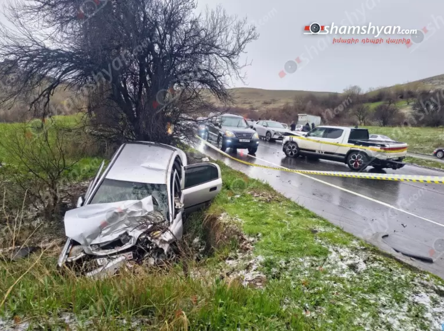 Իջևան-Սևան-Երևան ավտոճանապարհին բшխվել են «Mazda»-ն, «Rivian»-ը և «Opel»-ը․ վերջինը հայտնվել է ձորակում․ կան վիրшվորներ