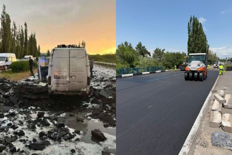 Չարենցավանի հատվածում կայծակի հարվածից վնասված կամրջի վերականգնումն ավարտական փուլում է. վաղվանից բնականոն երթևեկությունը կվերականգնվի