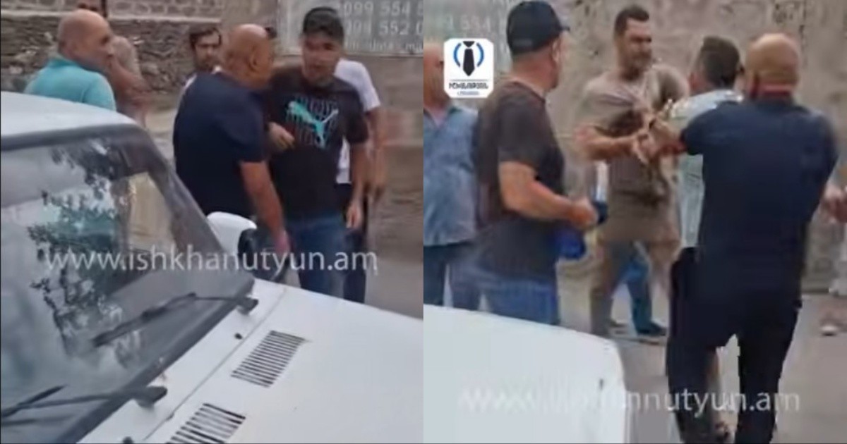 Հայհոյանքներ, ծեծկռտուք՝ Առինջում (Video)