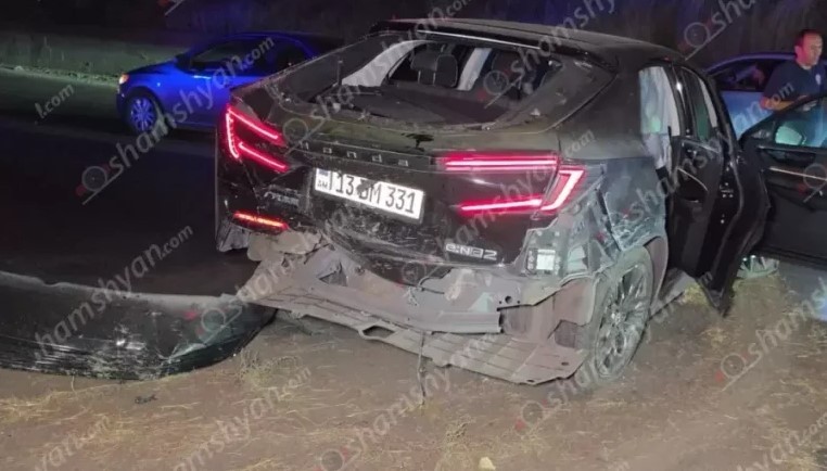 Կոտայքի մարզում բախվել են «Kia»-ն ու «Honda»-ն. կա տուժած
