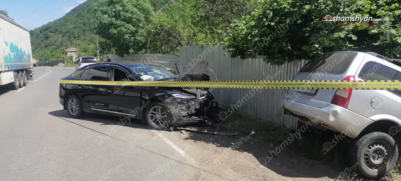 Ավտովթար՝ Սյունիքի մարզում․ Կապանում բախվել են «Hongqi»-ն և «Opel Astra»-ն․  վերջինը բախվել է թիթեղյա ցանկապատին, կոտրել այն և մասամբ հայտնվել բնակչի հողամասում․ կա վիրավոր