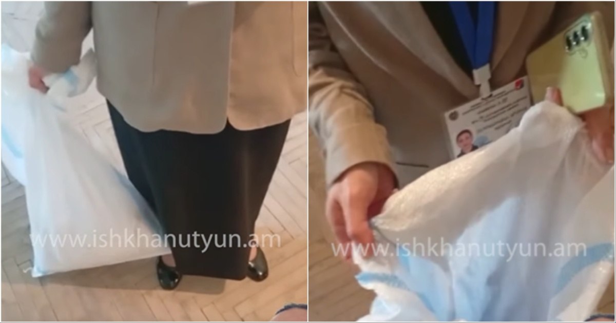Աղմկահարույց դեպք՝ Լորի տեղամասում. ՔՊ-ական կոմունալի պետն ու իր կինը քվեաթրթիկները լցրել են պարկն ու տարել. Լիա Սարգսյան (Video)
