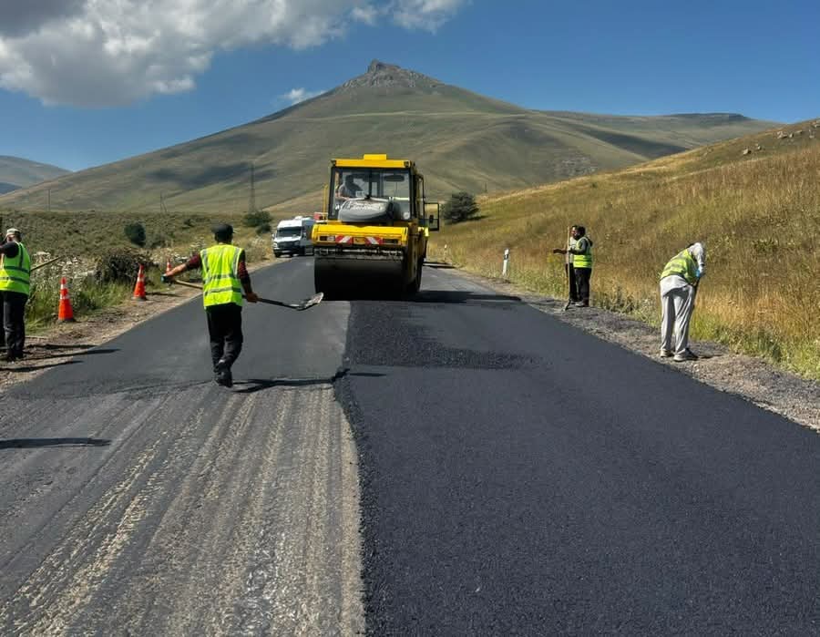 Մ-2 միջպետական ճանապարհի «Զանգեր»-Ծղուկ հատվածում շարունակվում է միջին նորոգումը