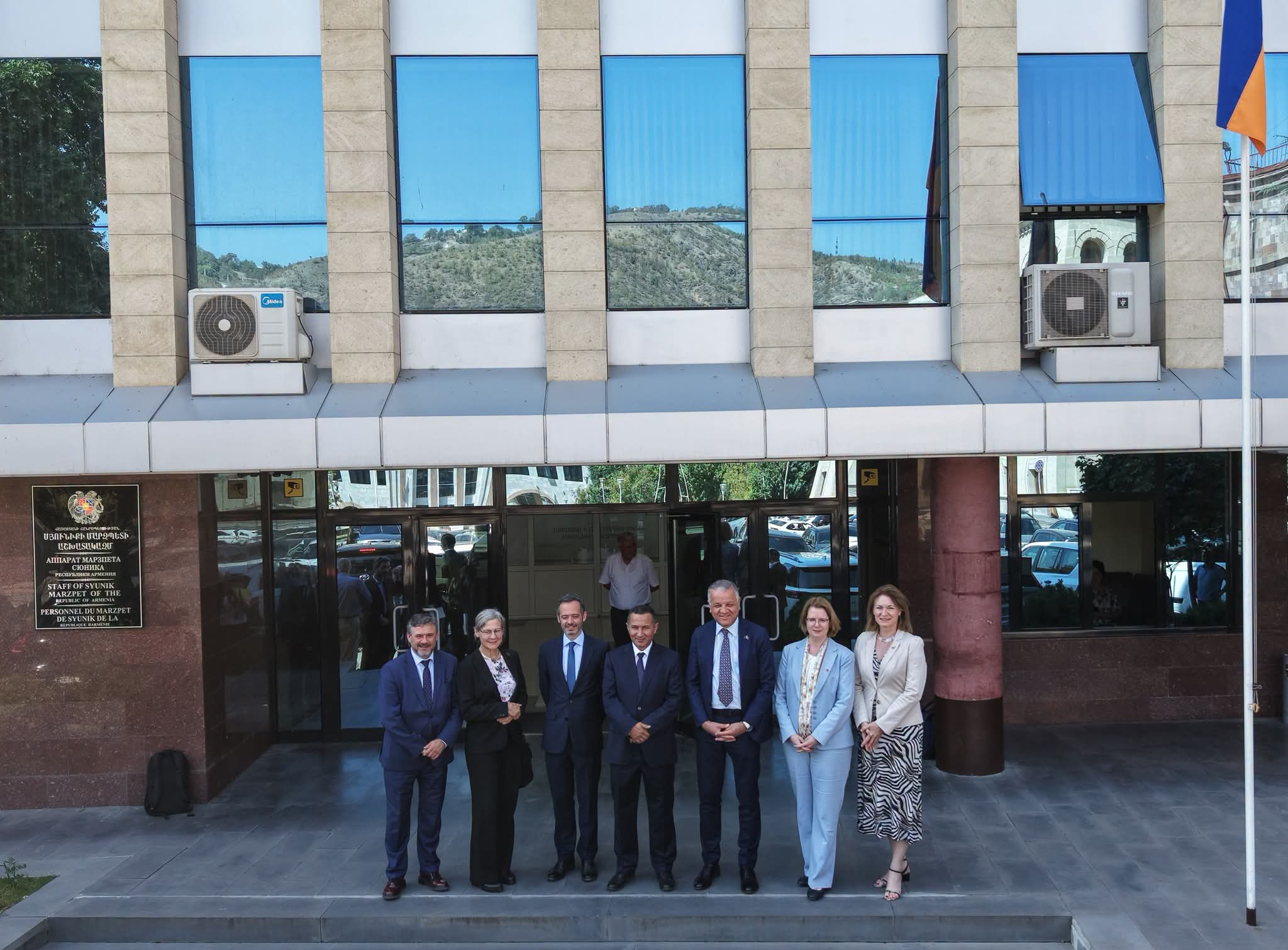 ԵՄ անդամ երկրների դեսպանները Վասիլիս Մարագոսի գլխավորությամբ այցելել են Սյունիք