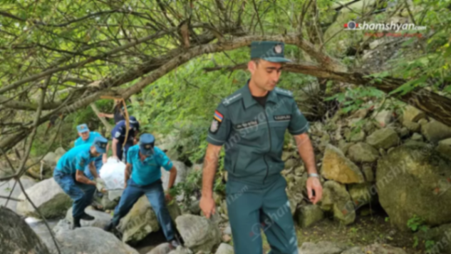 Ողբերգական դեպք՝ Տավուշի մարզում. քաղաքացիներն ու փրկարարները Գետահովիտ բնակավայրի Խաչաղբյուր գետից դուրս են բերել 19-ամյա պայմանագրային զինծառայողի մարմինը